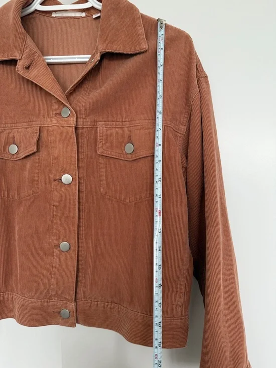 Uniqlo Corduroy Jacket in Rust - Picture 4 of 7